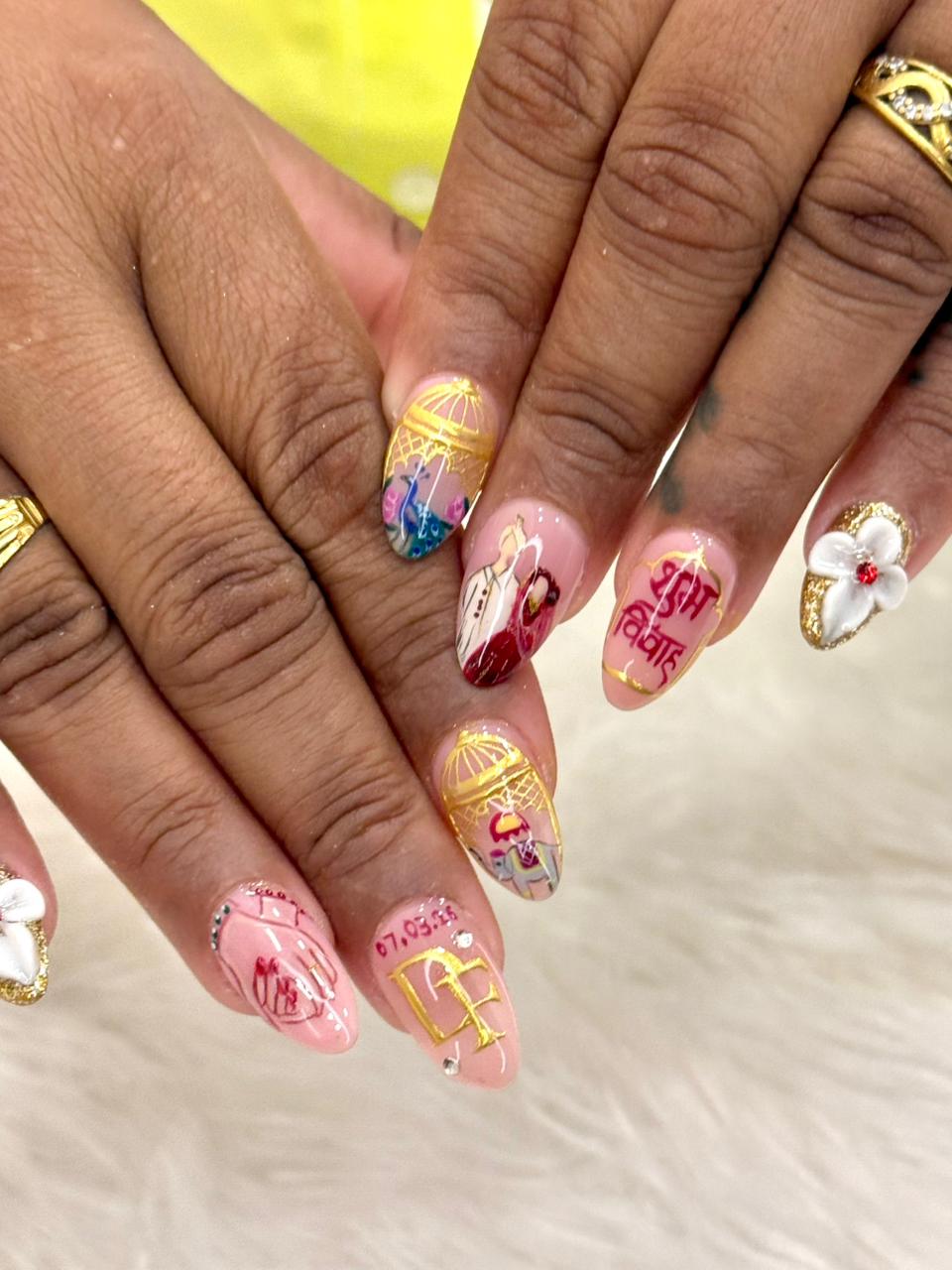 Bridal Nail Designs